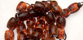 Solid Pressed Amber Kombolois